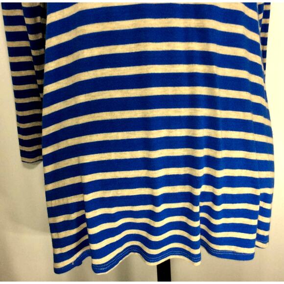 Puella Darcey Women's Royal Blue Swing Tunic Striped Nautical Top Oversized XS - Picture 8 of 8